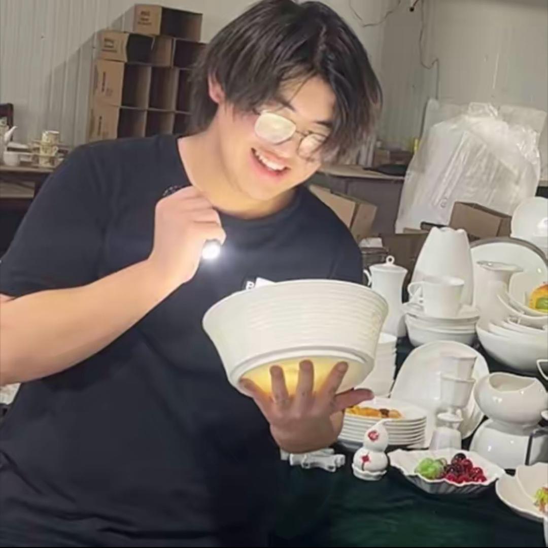 秋秋蟾宫骨质瓷餐具（清库）