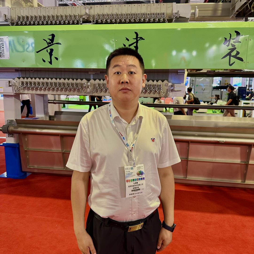 景津压滤机销售张勇震