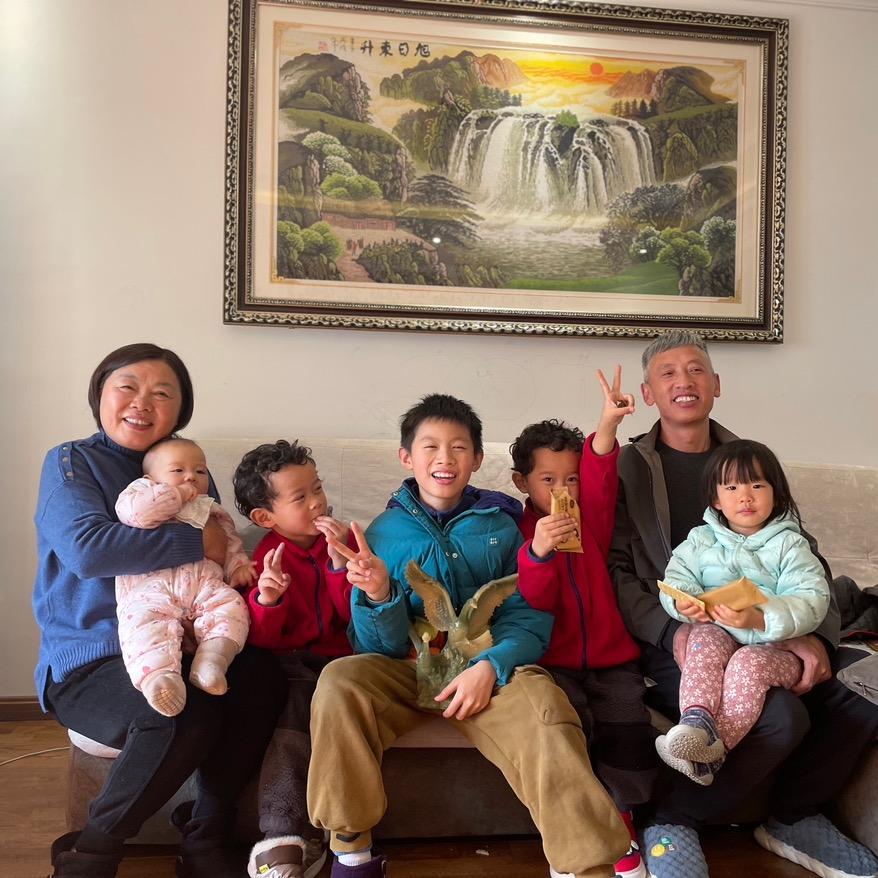 五个孙子滴幸福奶奶