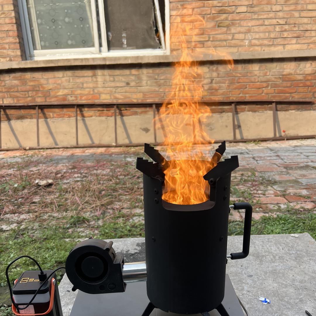 啊伟户外-无烟柴火气化炉