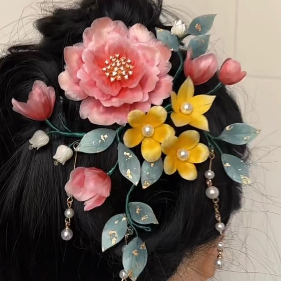 渣渣的绒花（出簪，接单）