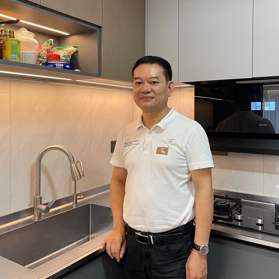 普宁炼威不锈钢橱柜定制工厂-老郑