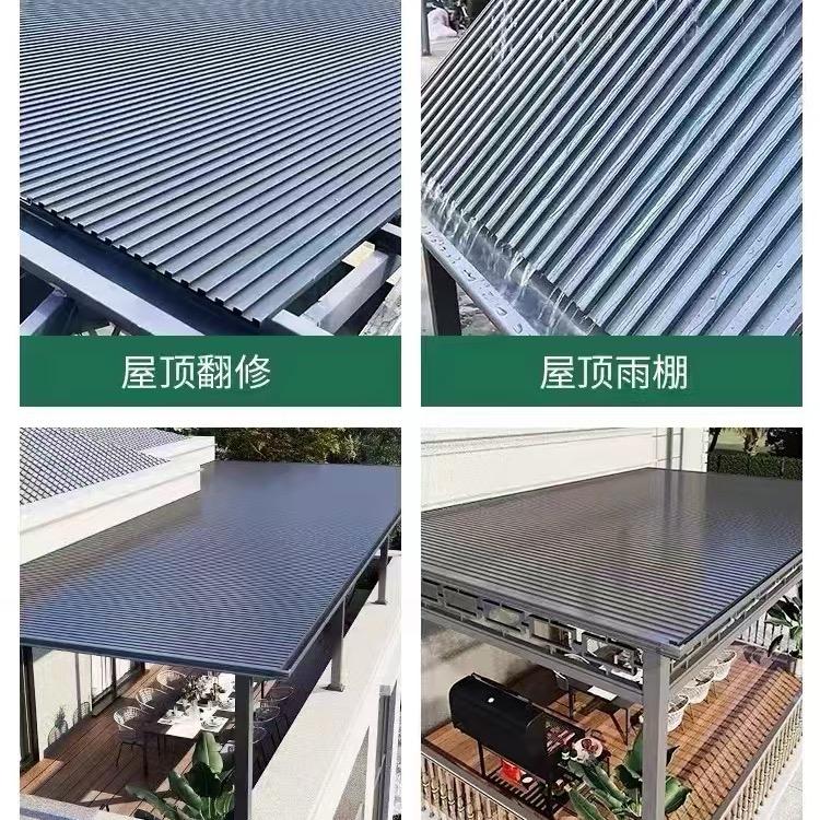 A佛山铝材厂家，雨棚框架结构安装工程