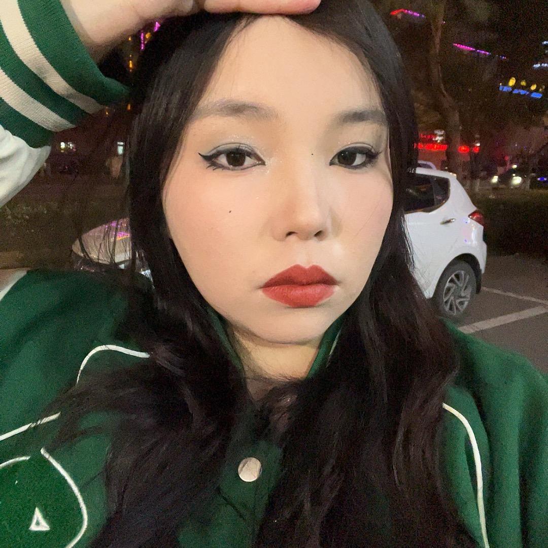 绛橘色的日落.