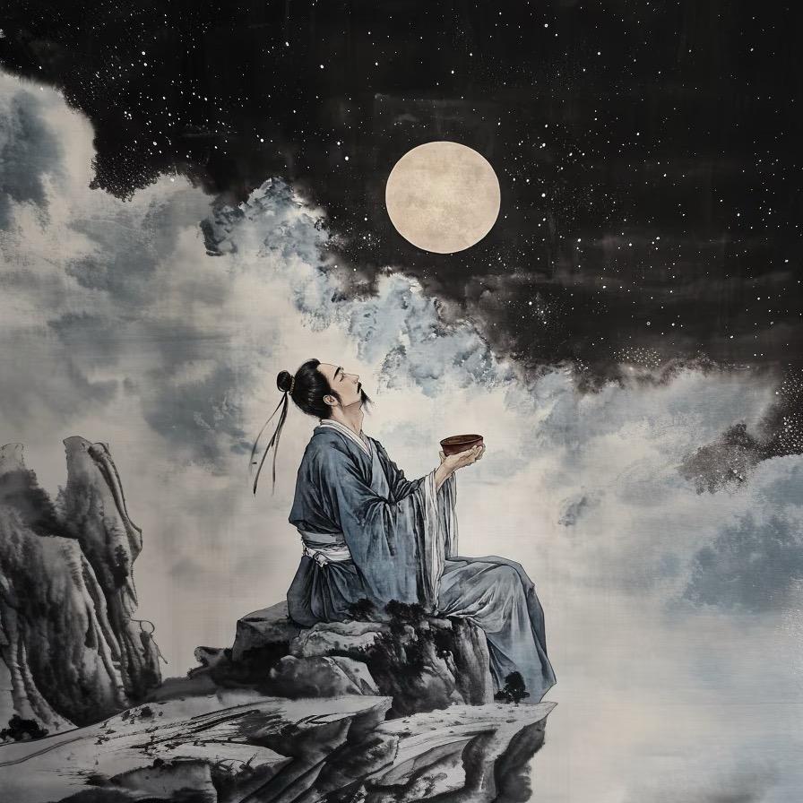 把酒问青天