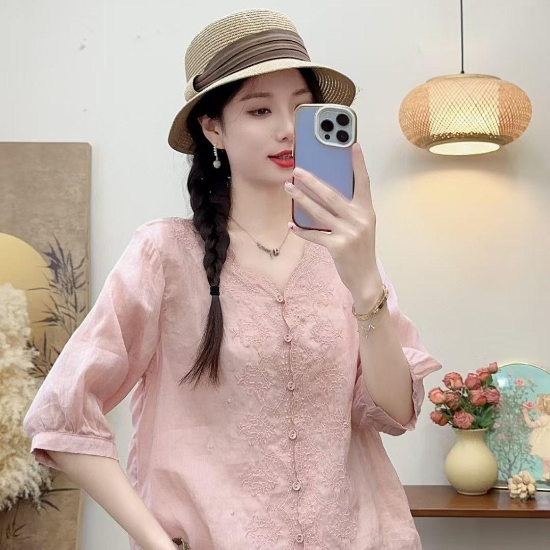 粉丽棉麻女装批发零售