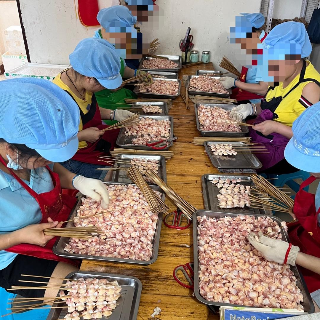 新鲜烧烤生料店