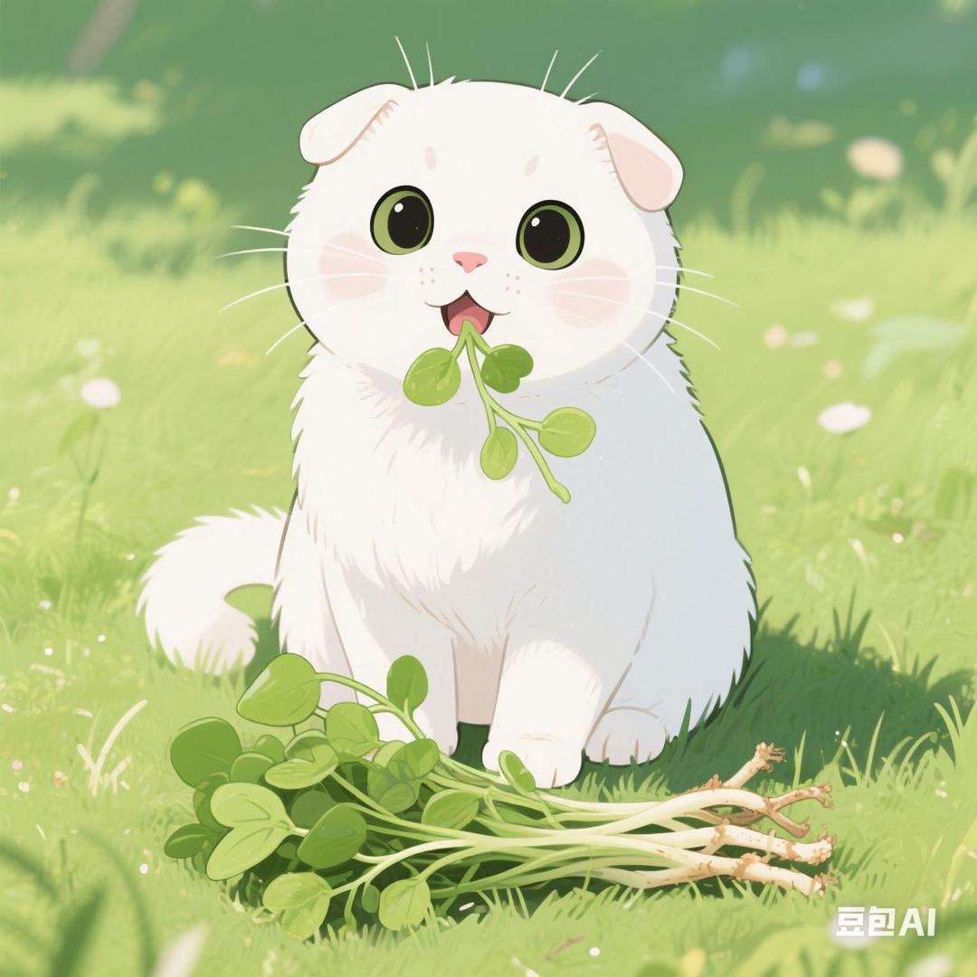 折耳猫吃折耳根