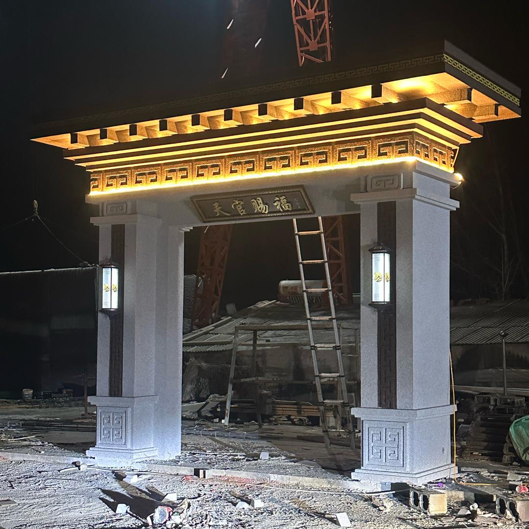 临沂捷成高端门楼-水泥房厂