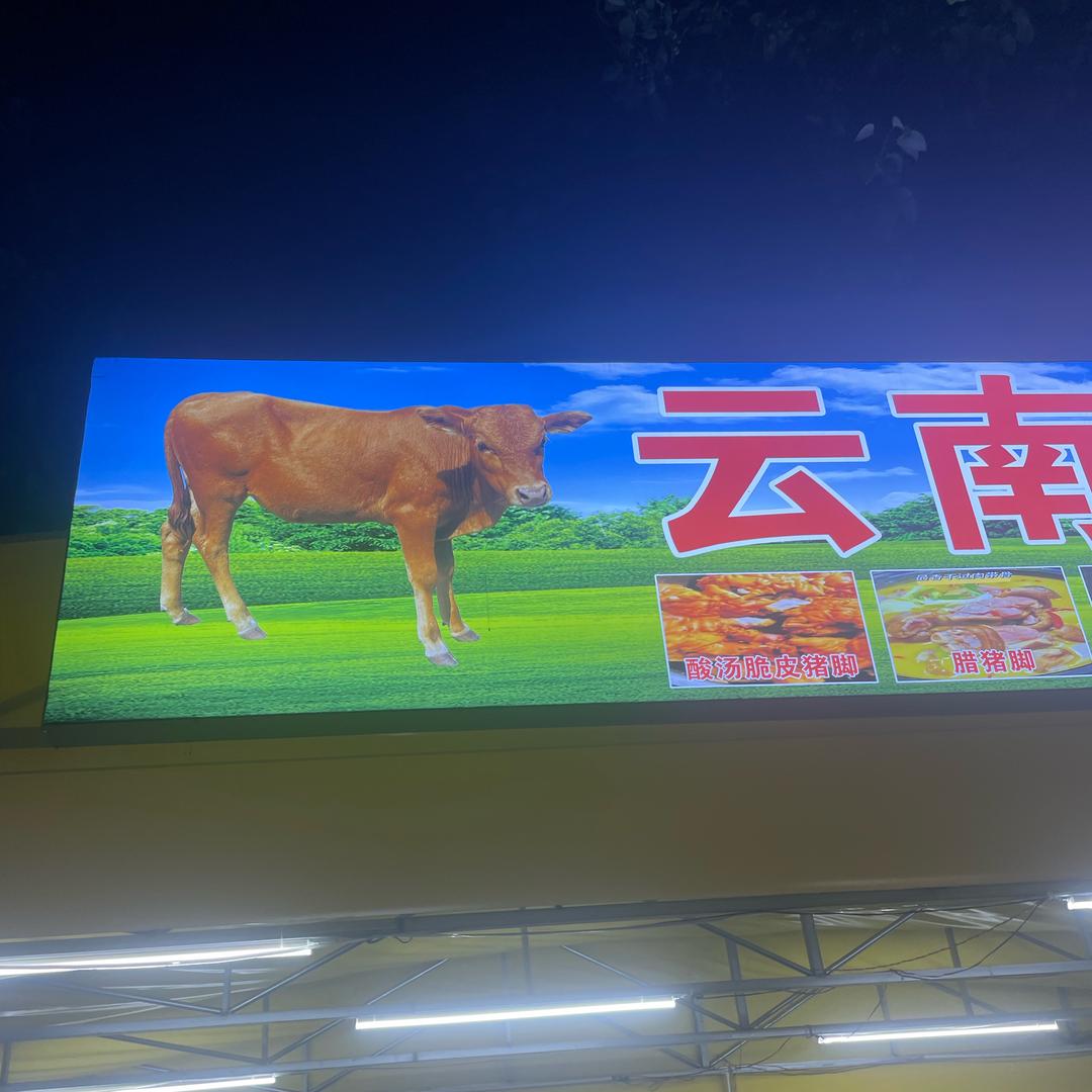 云南人在东莞横枥做带皮小黄牛火锅，烧烤