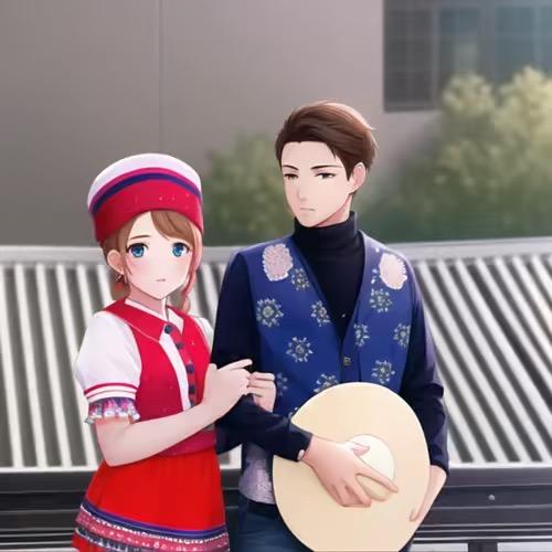 白族盛装服饰-节庆