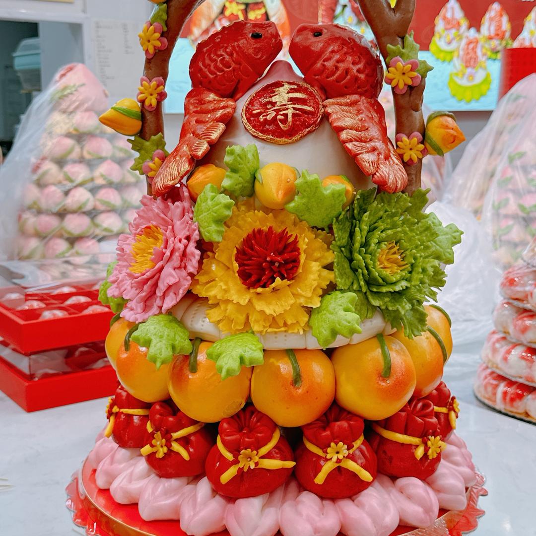 晓香香生日寿桃（二店）