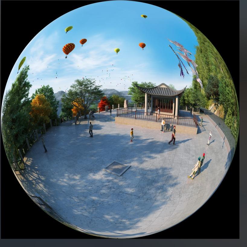 穿越西安9D球幕飞行影院