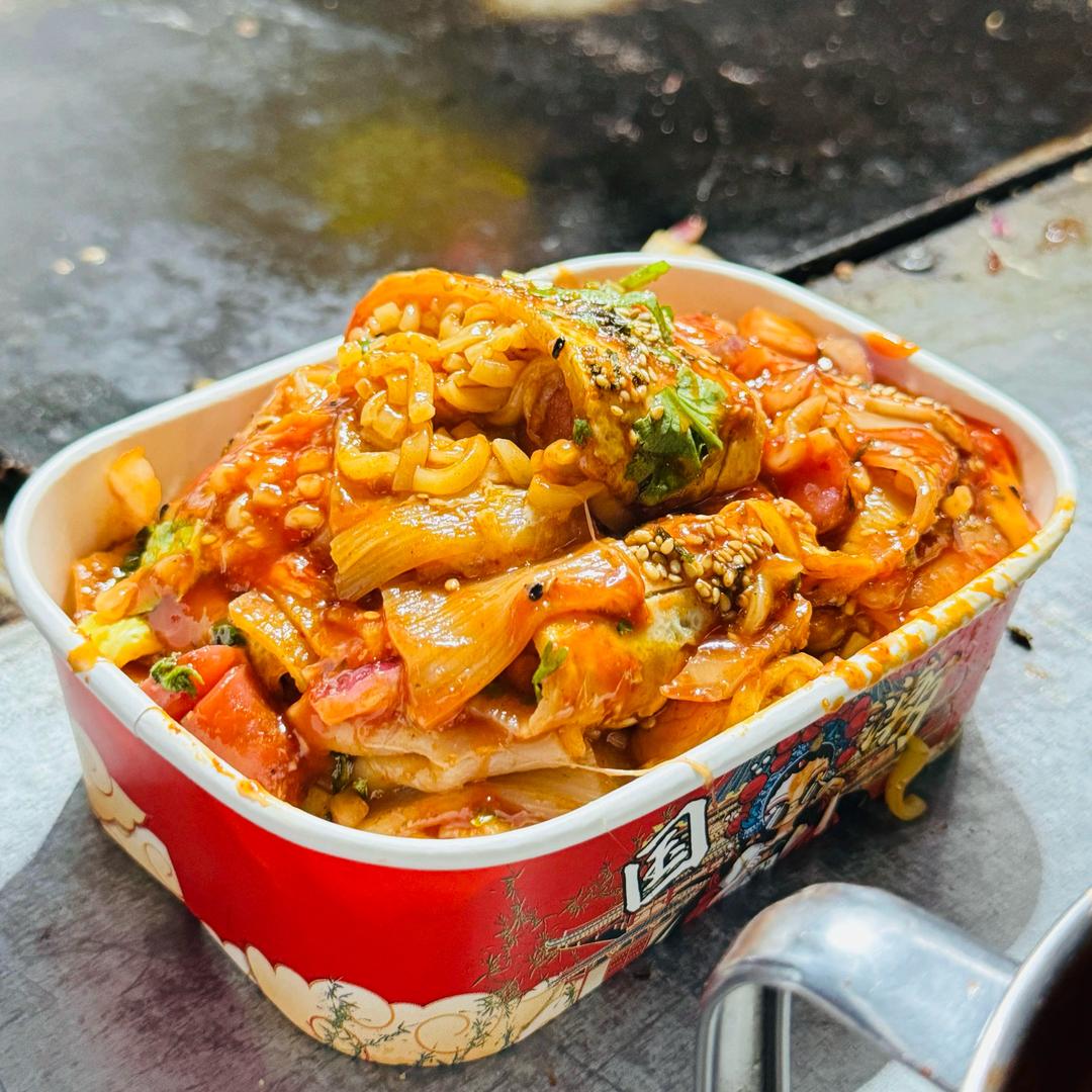 锋哥芝士火鸡烤冷面