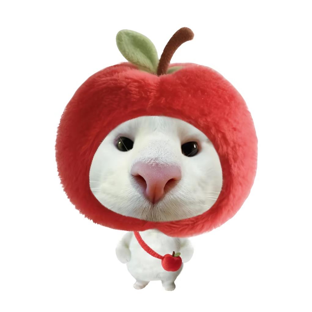 丢丢吃菜梗