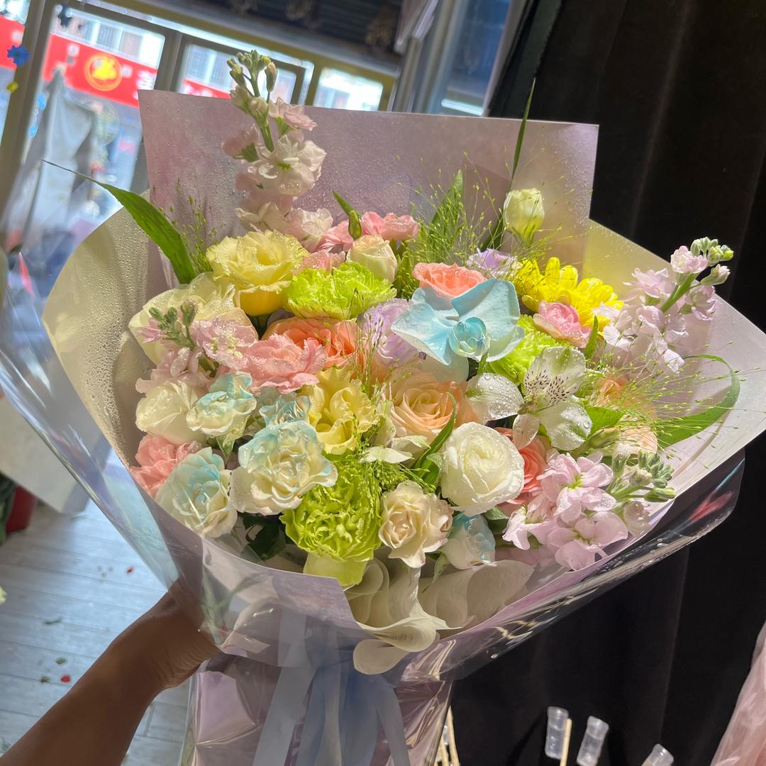 七彩花仿