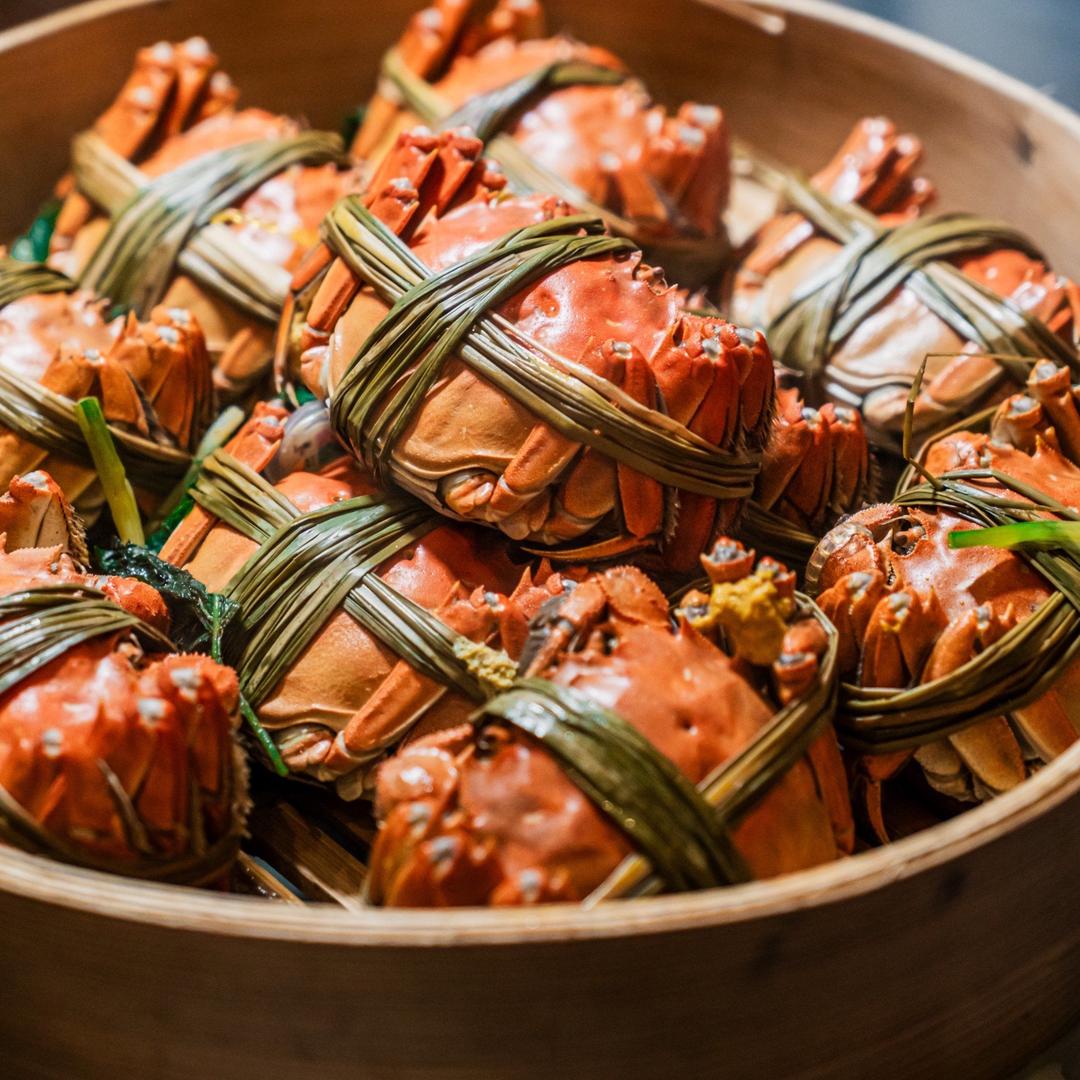 灵溪虾姑大闸蟹海鲜（百丈菜市场大门口）