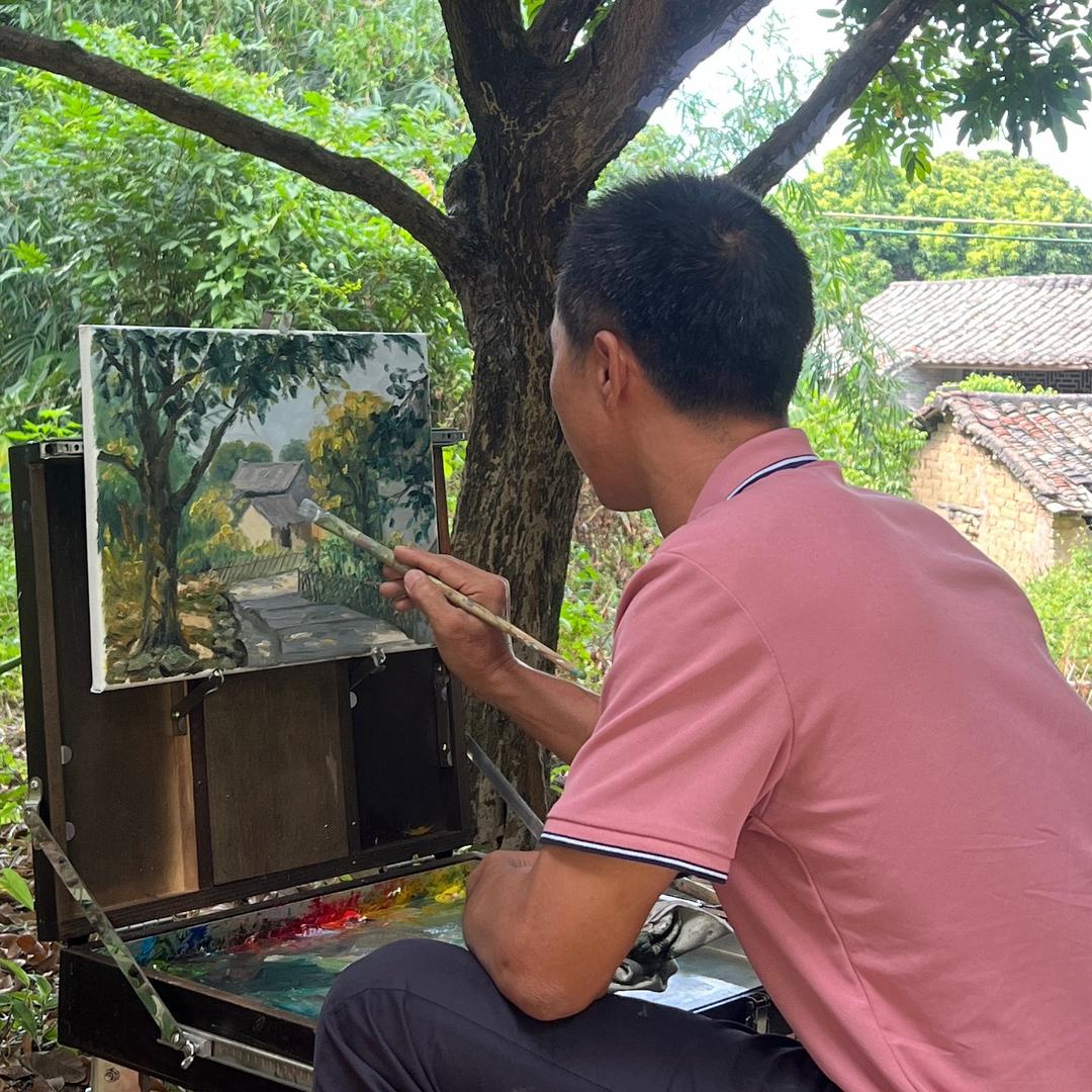 李金水油画