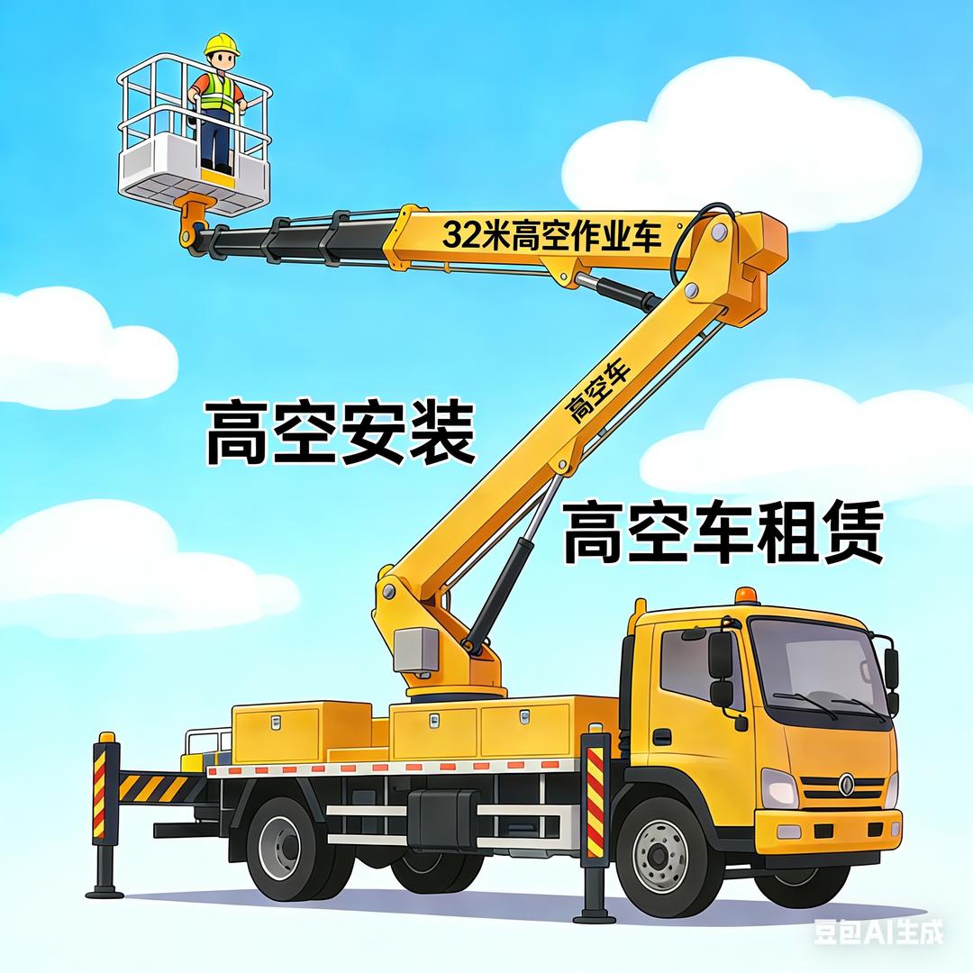 平凉广告牌制作/32米高空作业车