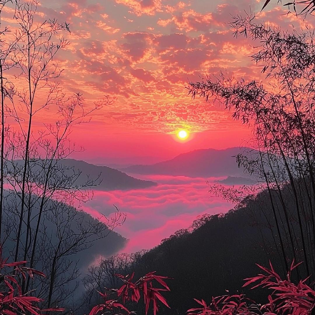 静静的等