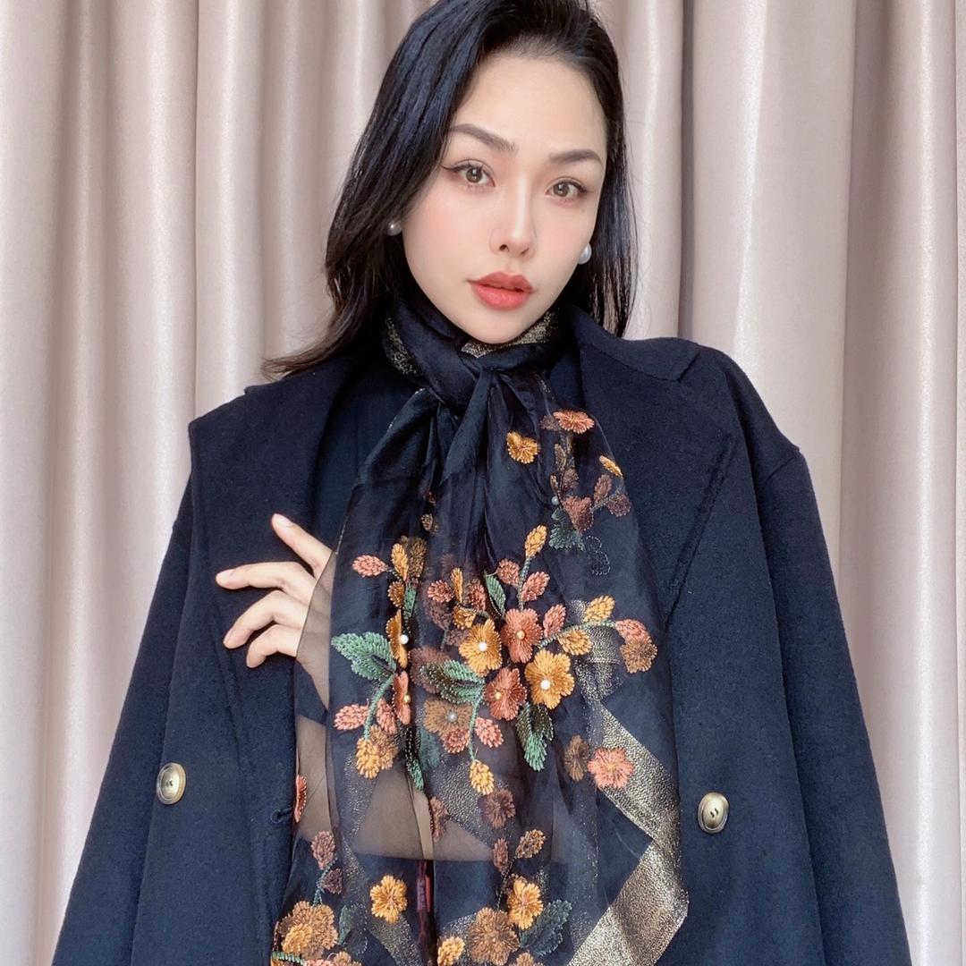 丽妤桑蚕丝围巾