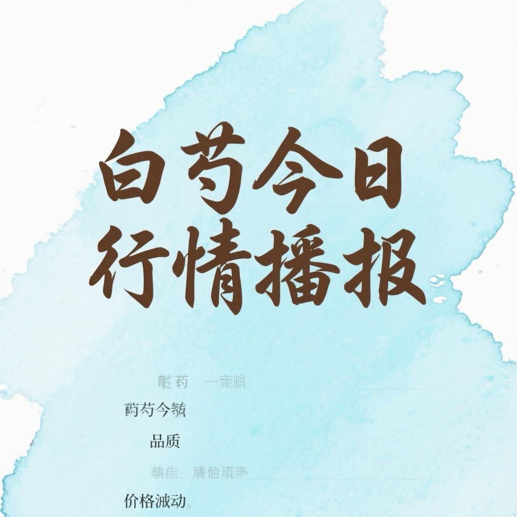 白芍 白芍 还是白芍