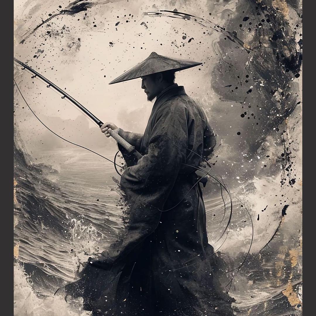 老斑鸠（爱钓鱼）