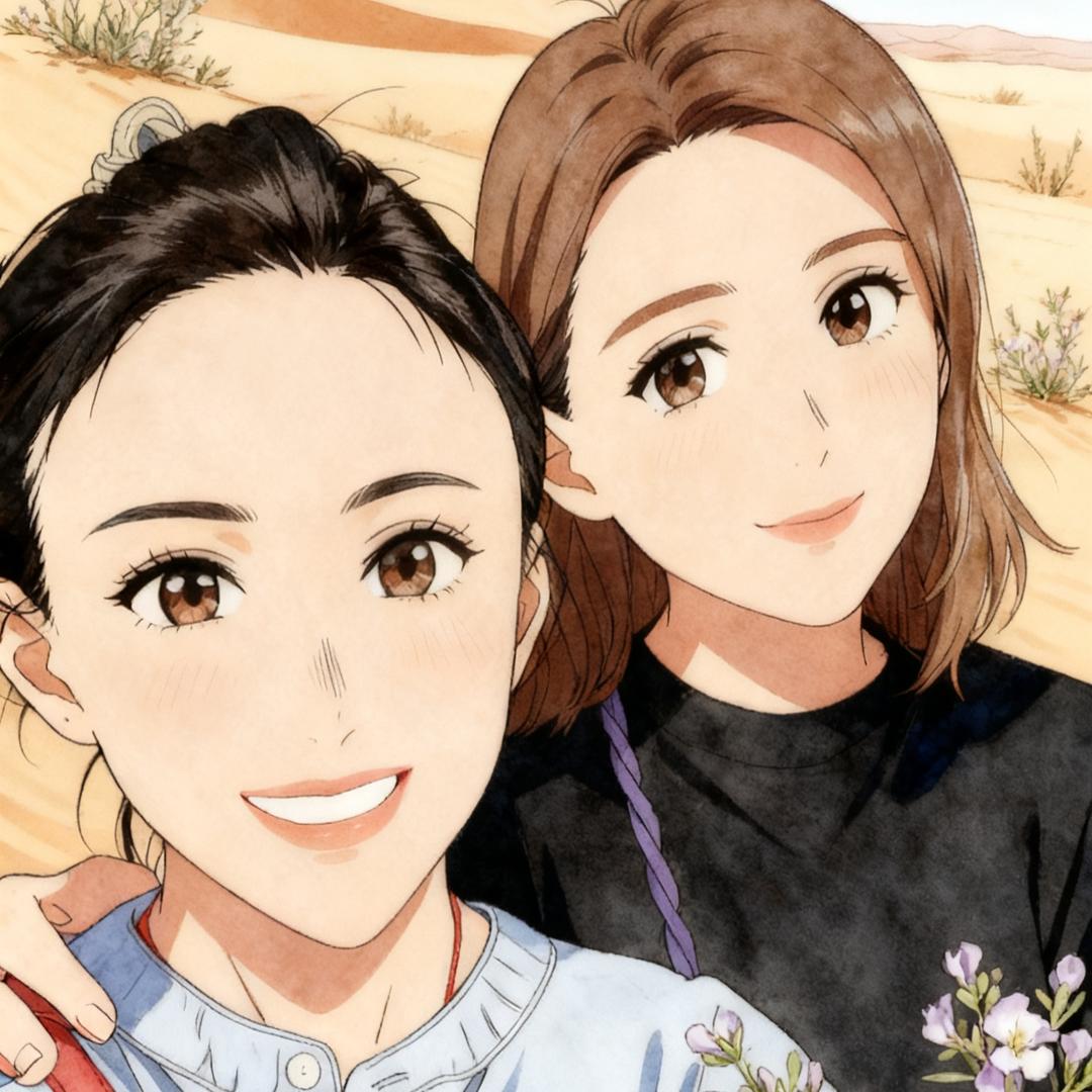 香淖尔罗布麻姐妹花