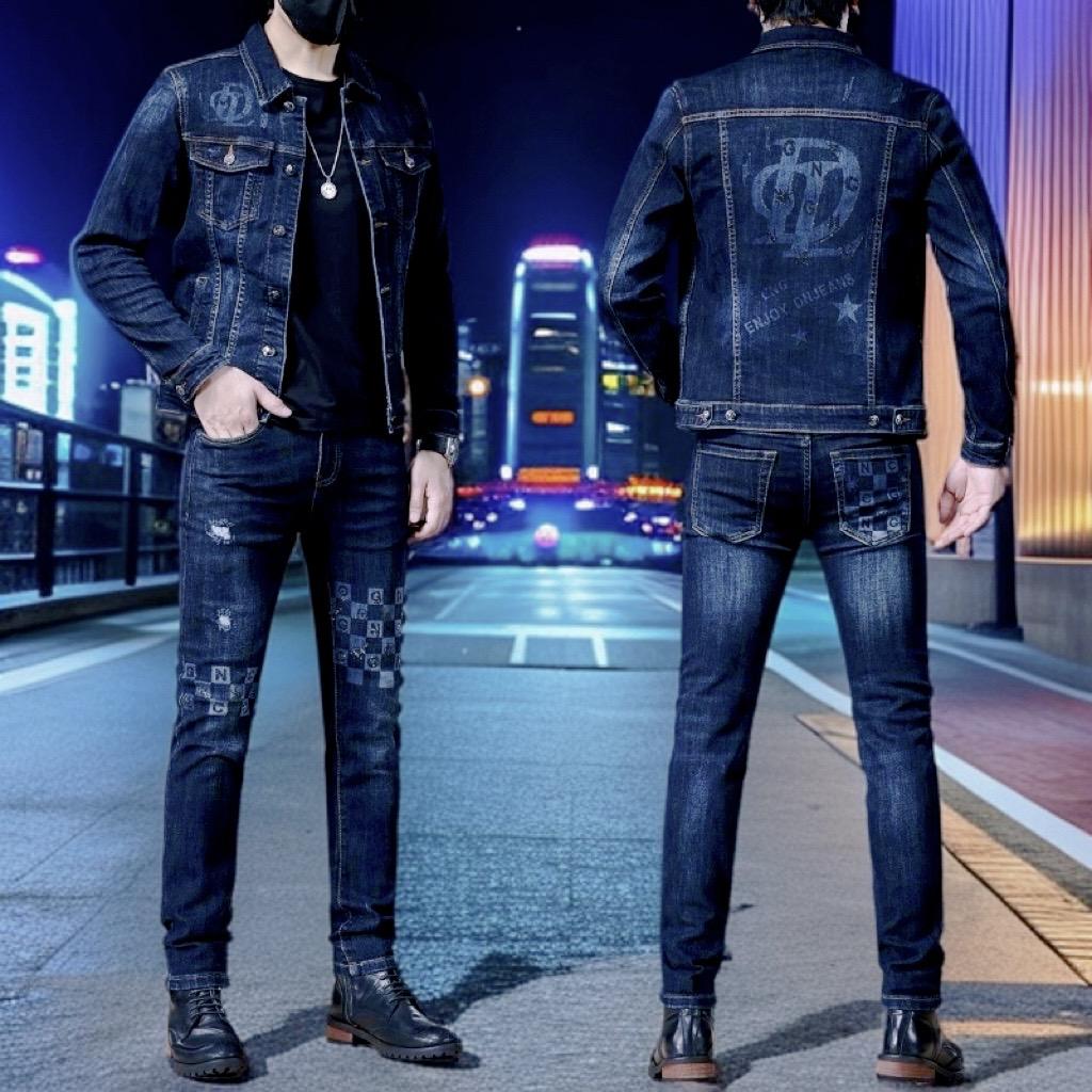 熊先生牛仔套装