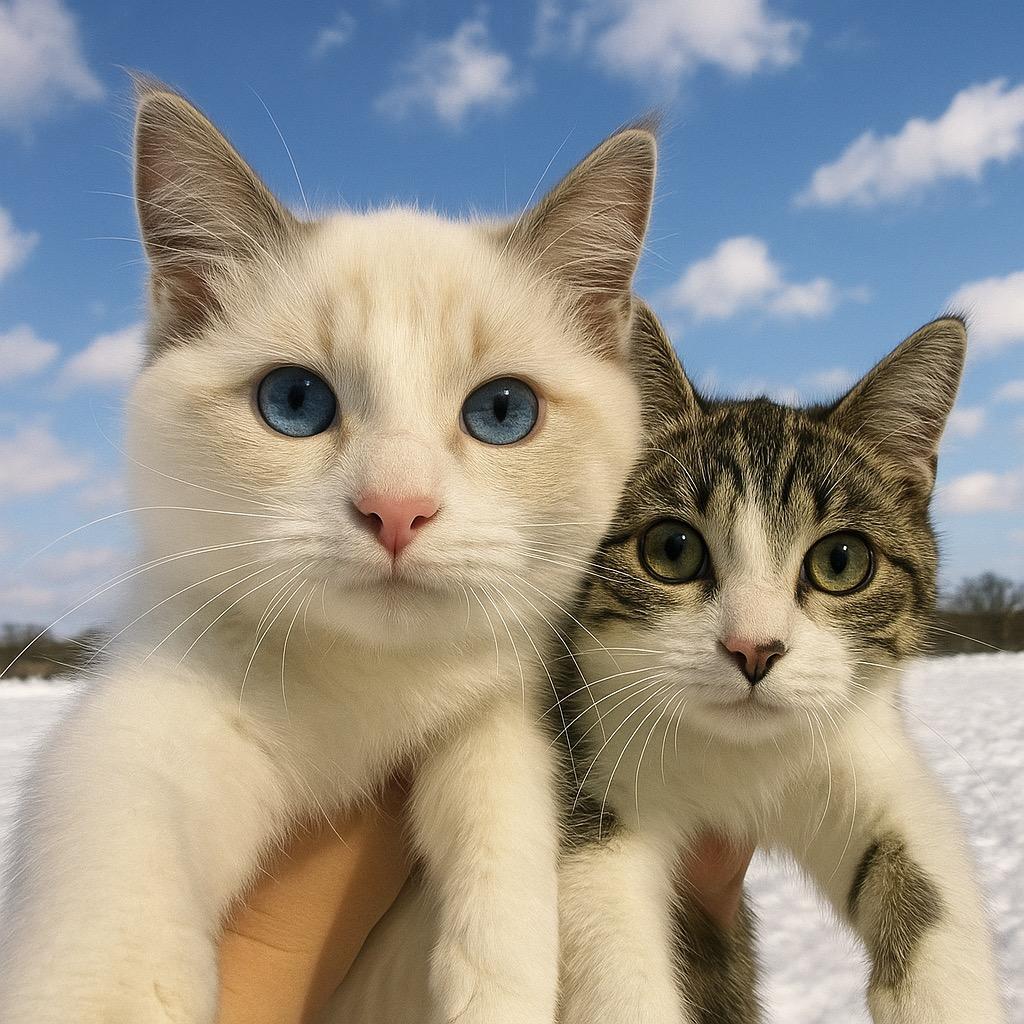 贰拾叁养了两只猫