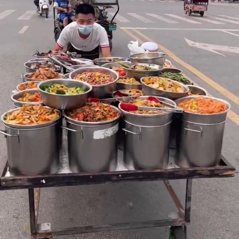 路边老摊，小推车卤菜