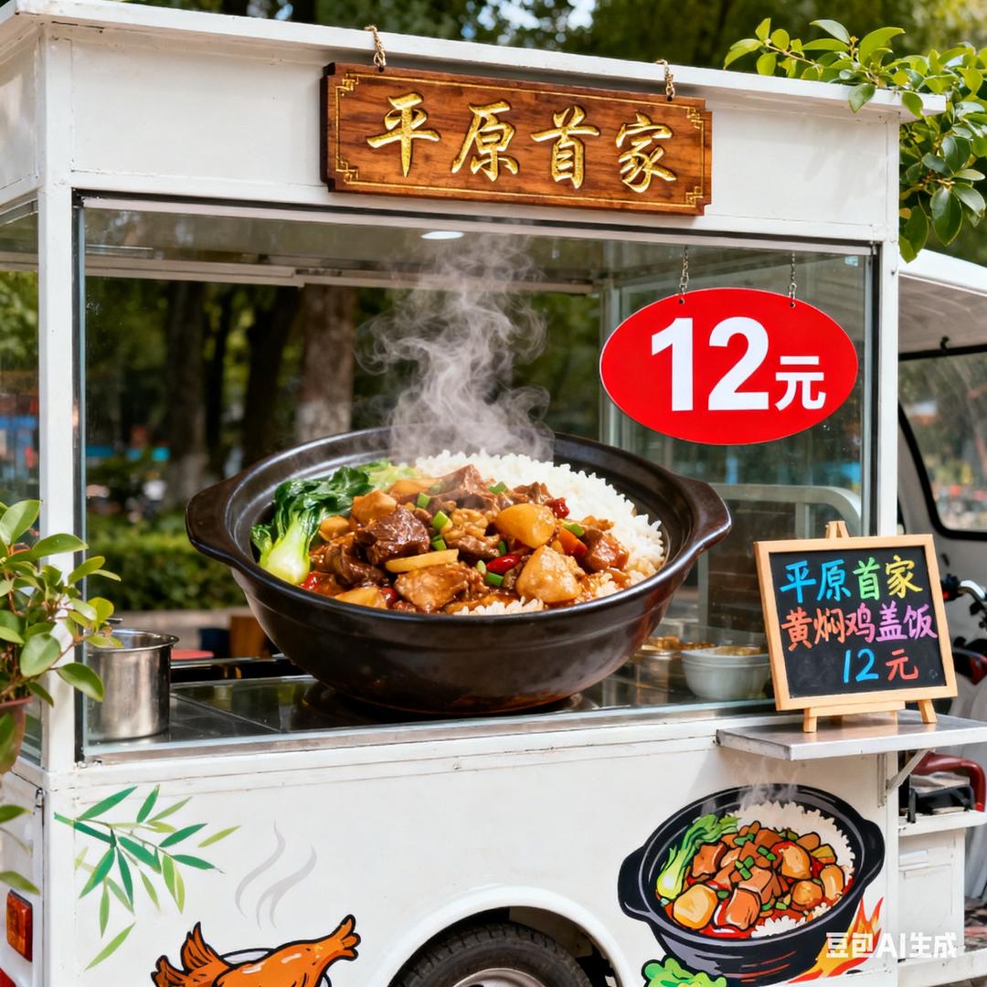 黄焖鸡盖饭【平原首家】