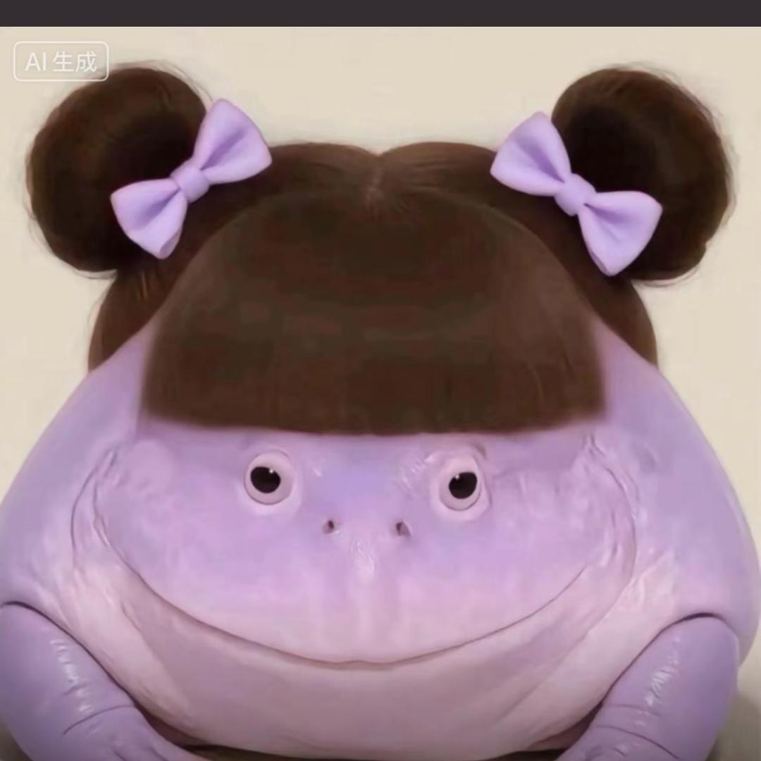 今天头发炸毛了.