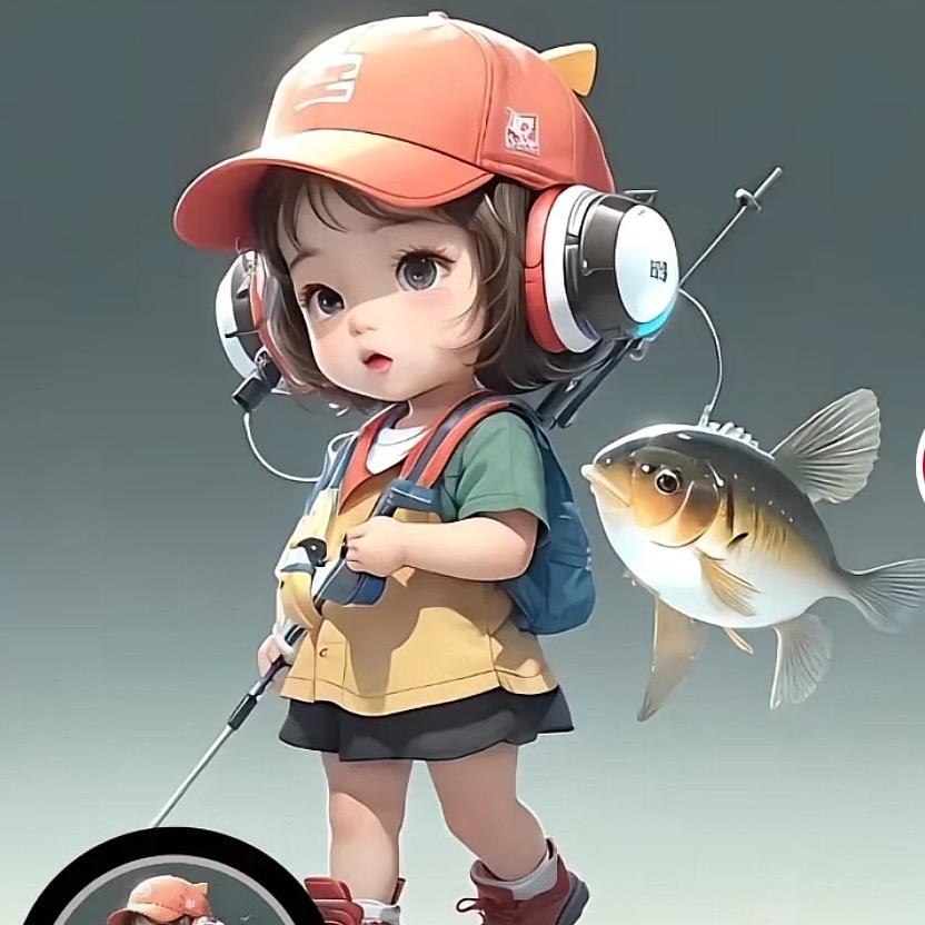 洁洁爱钓鱼