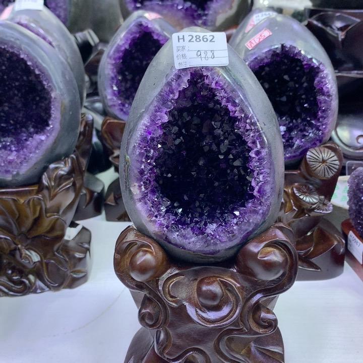 紫晶恐龙蛋批发