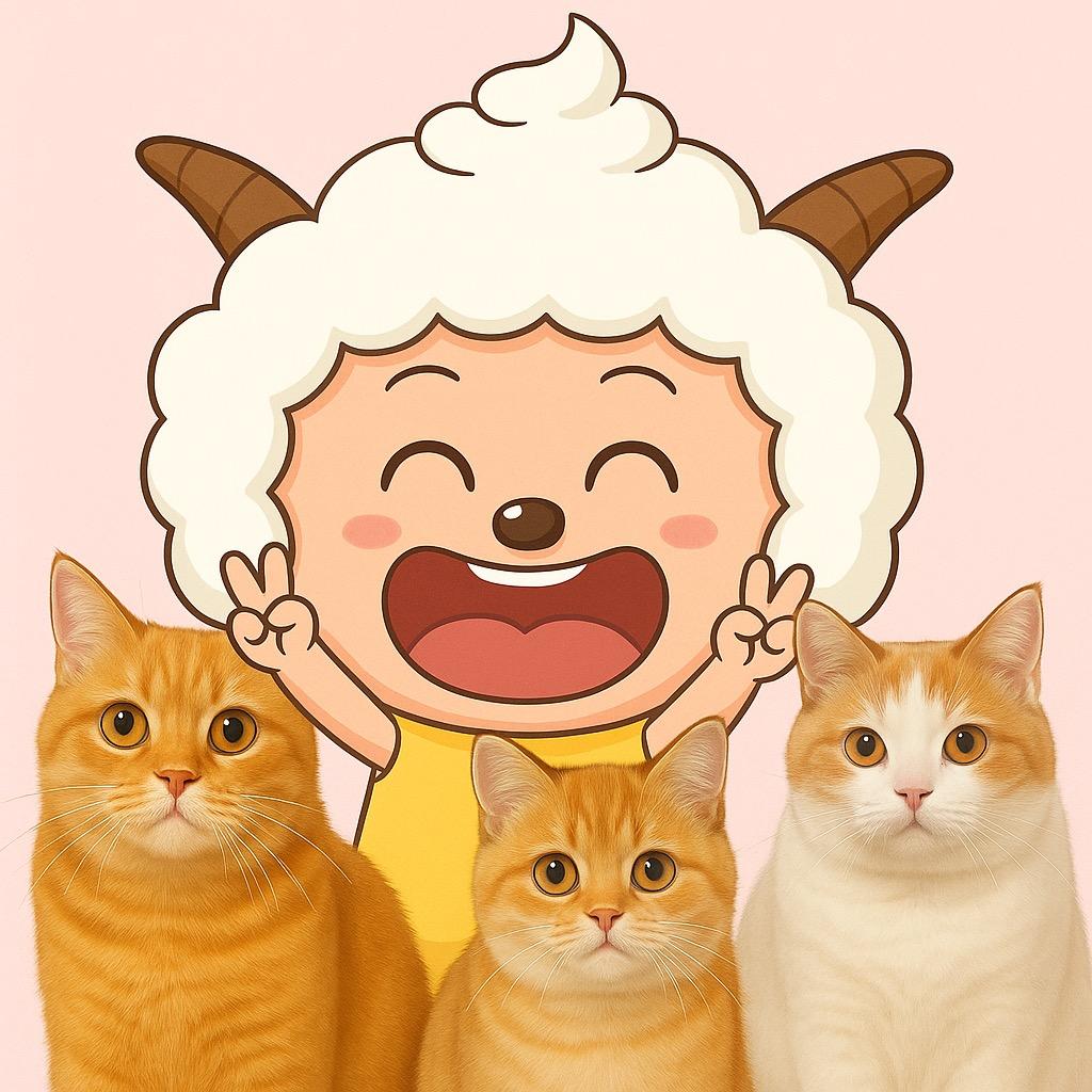 懒羊羊养猫啦