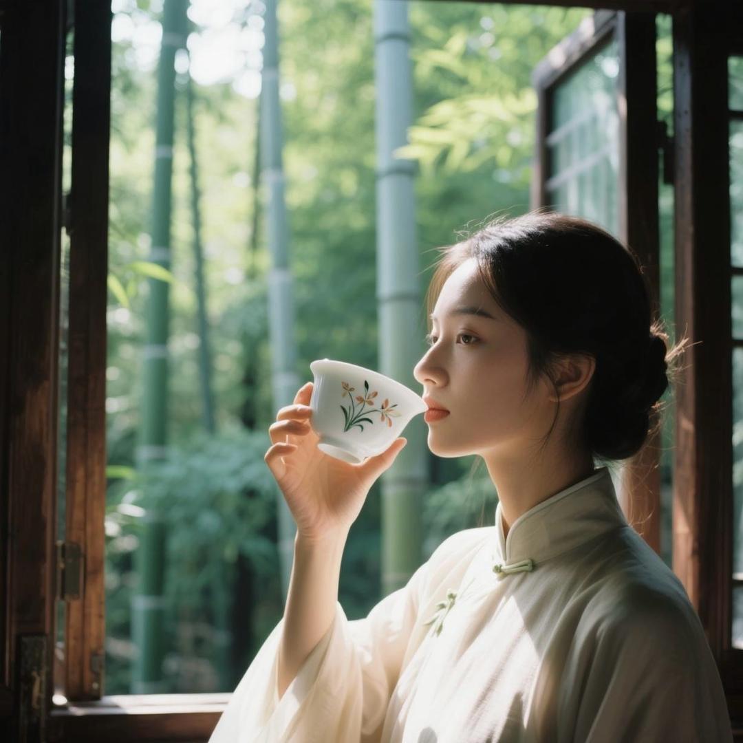 非遗茶姑娘