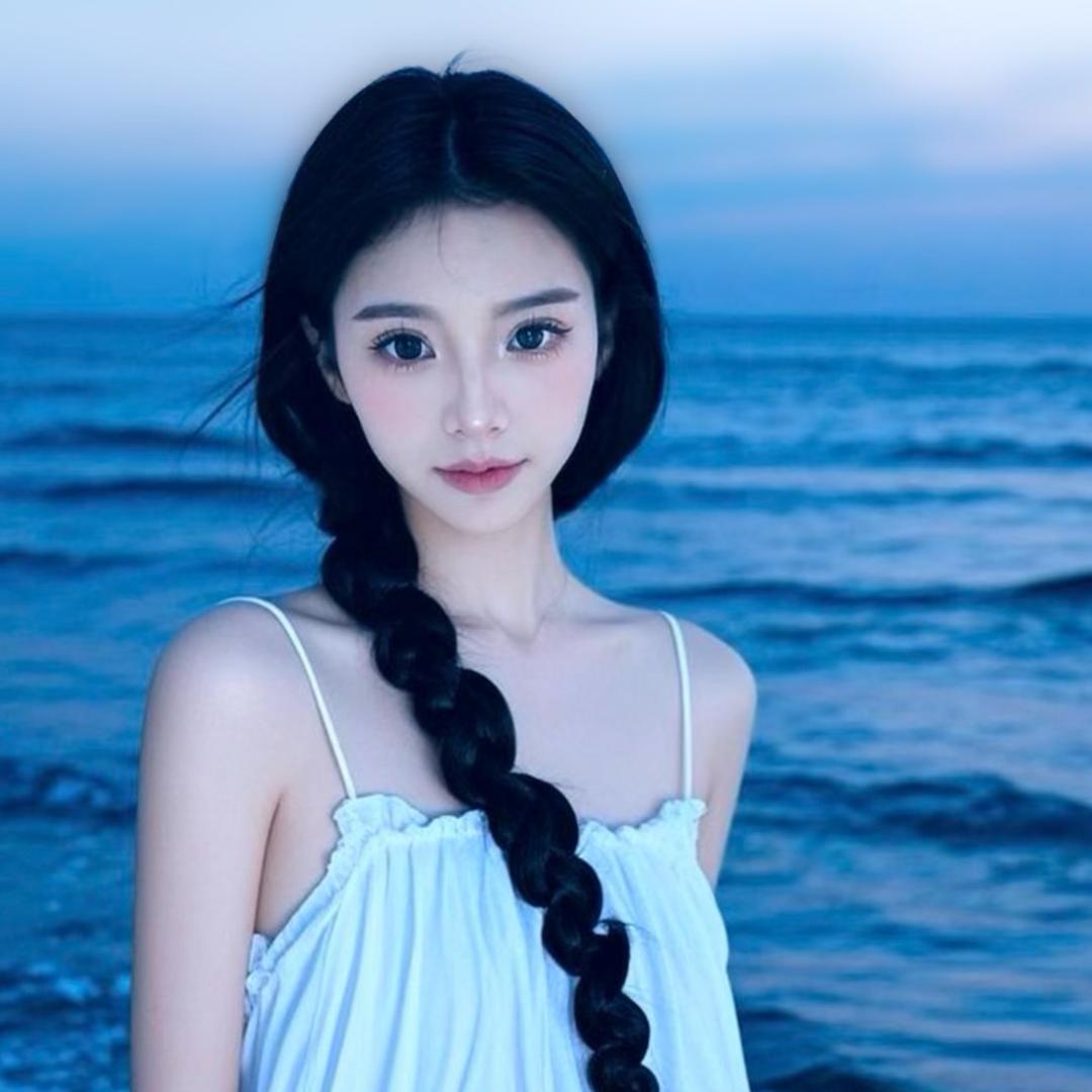 是个美女.