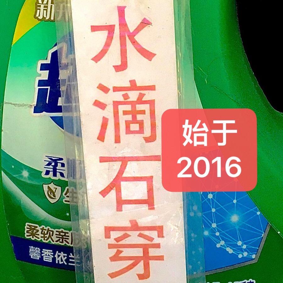 励志水滴石穿第一人（始于2016-今天）