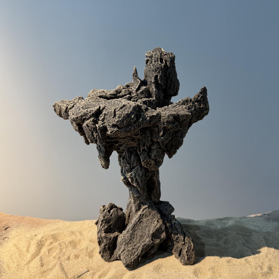 陶瓷鱼缸造景、海缸造景厂家