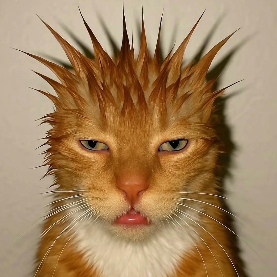 阴郁高冷黄色刺头