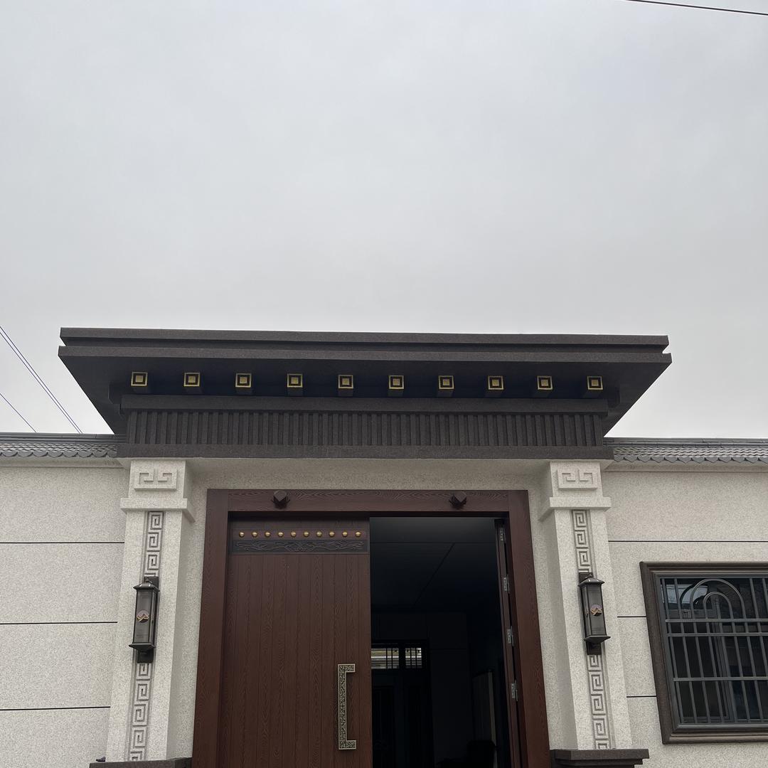 乾县礼泉水泥房新中式门楼子