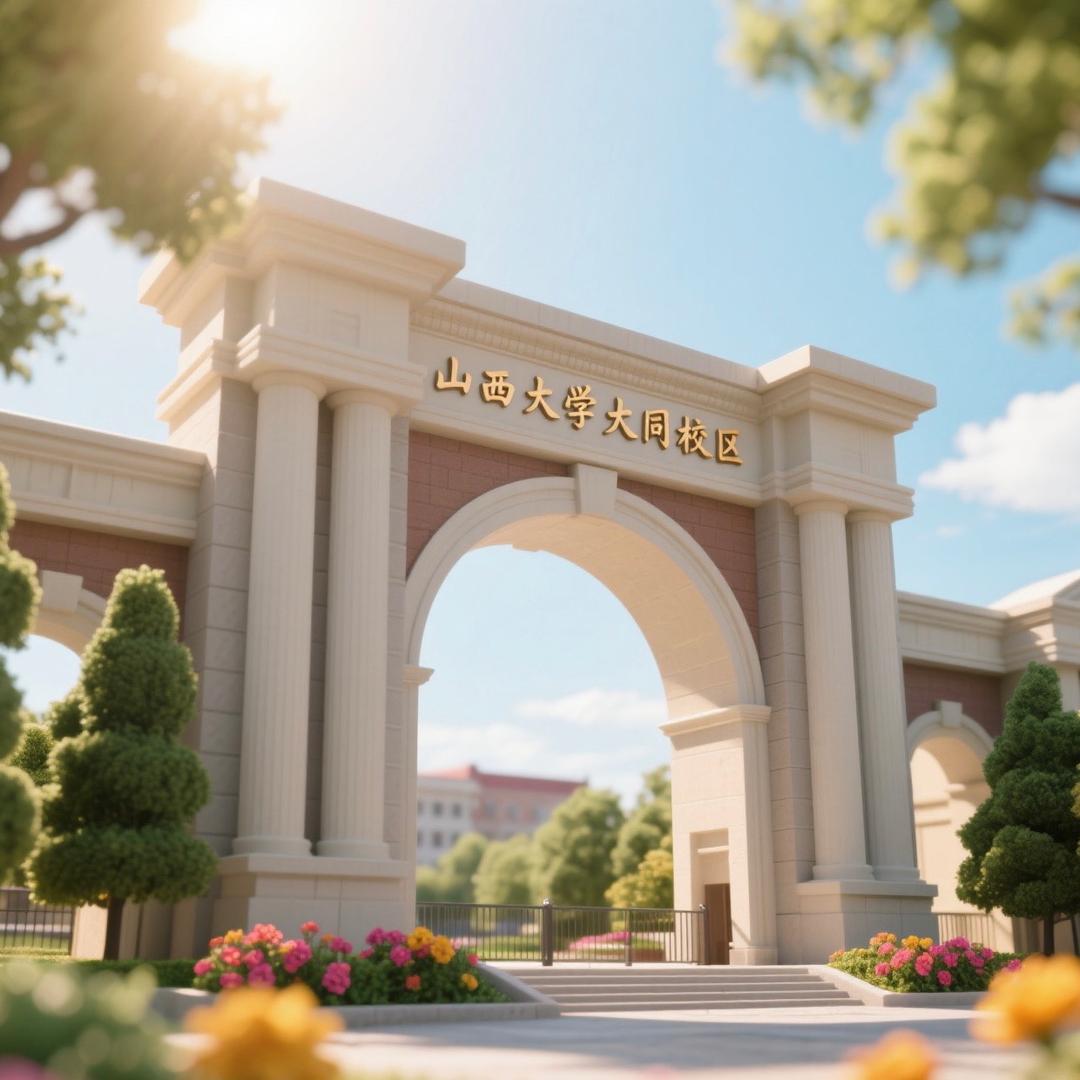山西大学大同校区校园墙