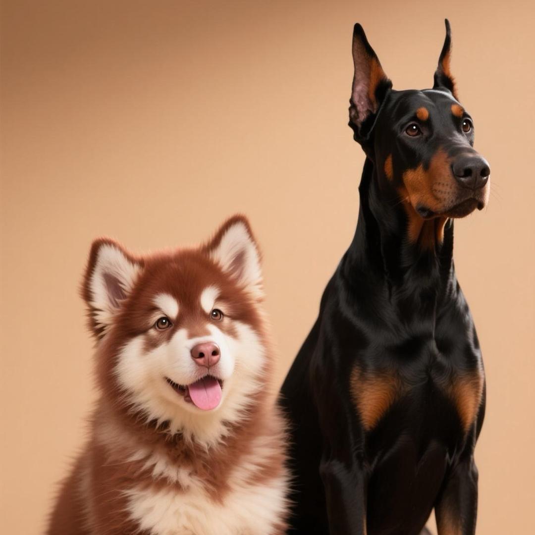 巴顿是只杜宾犬