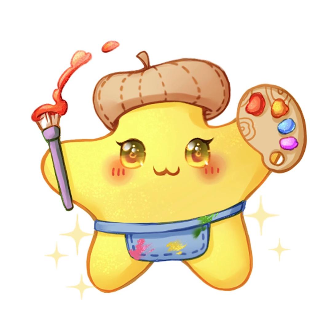 小星星爱画画