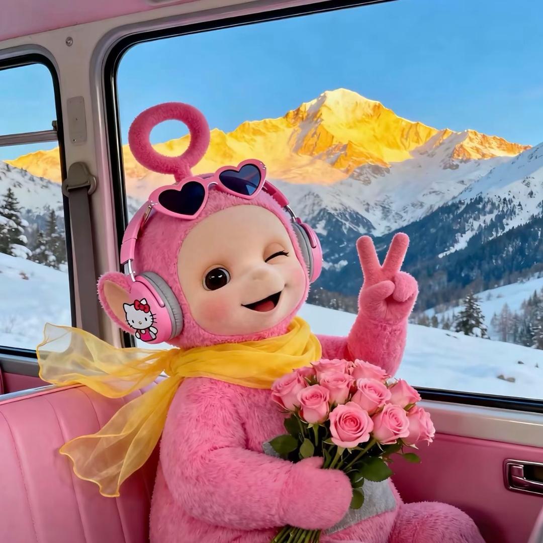 被财神幸运神眷顾的小美女