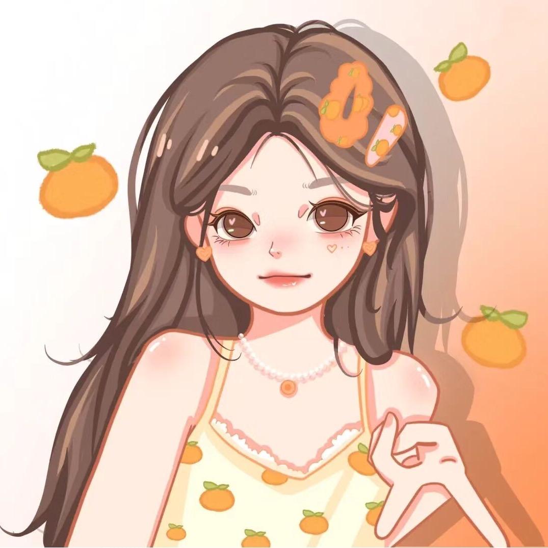 橙子饰品（定制同款4信