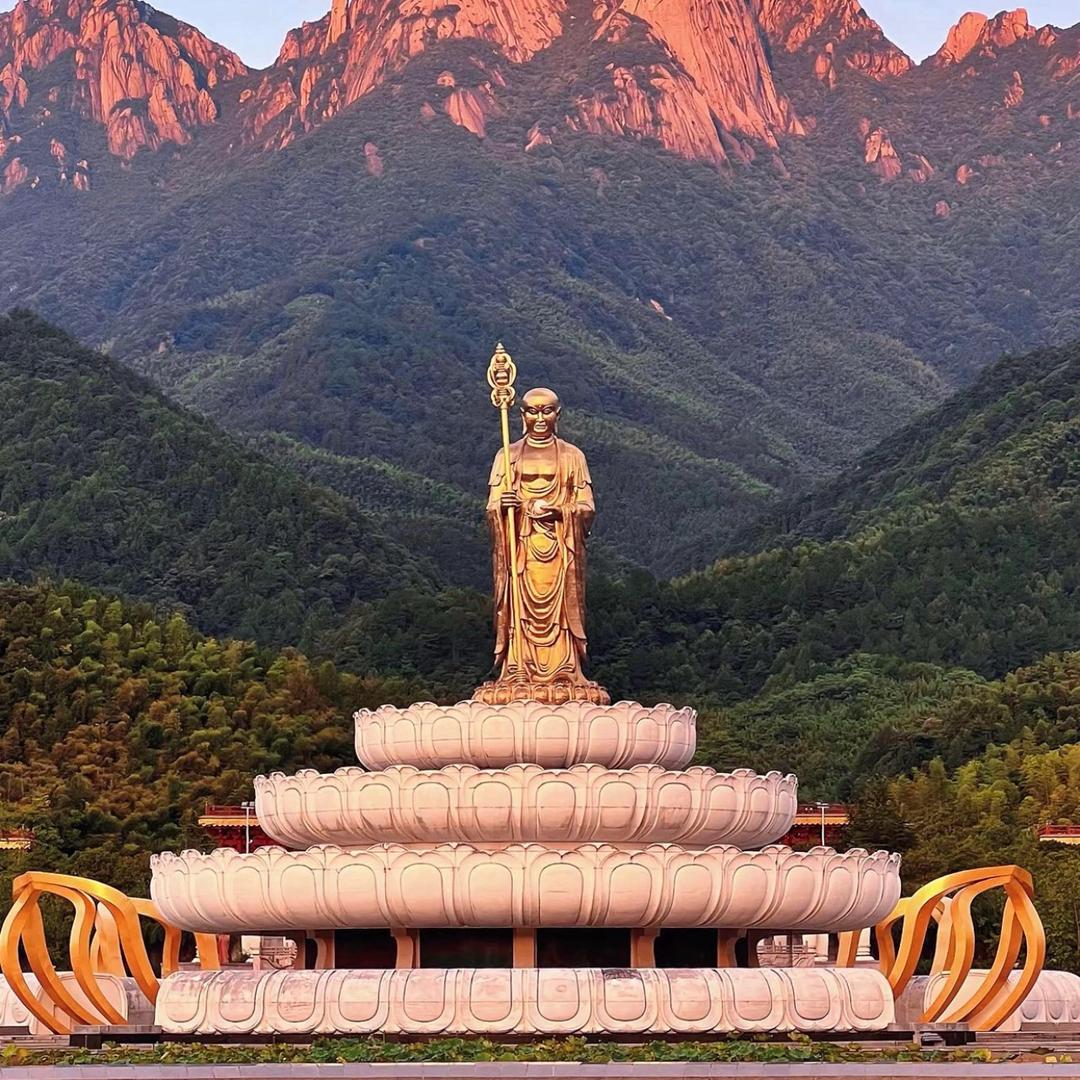 小汪在九华山@