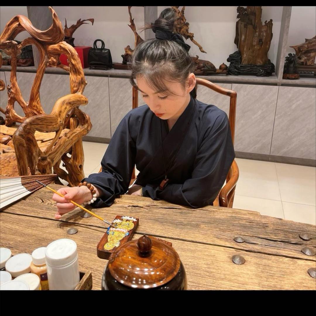 青林阁雷击枣木