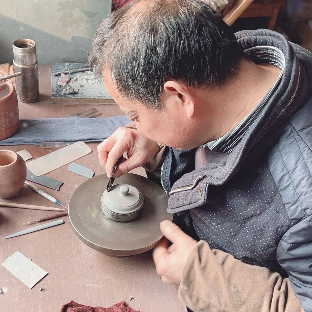 老丁全手紫砂